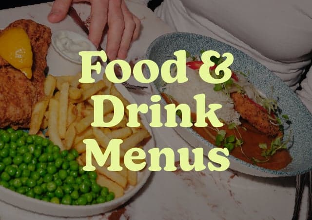 Food & Drink Menus at Slug & Lettuce