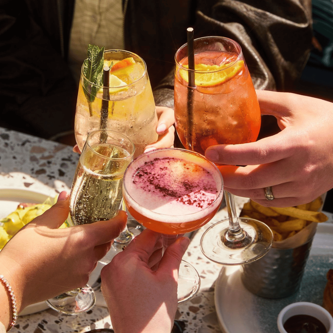 Cocktails in the sun