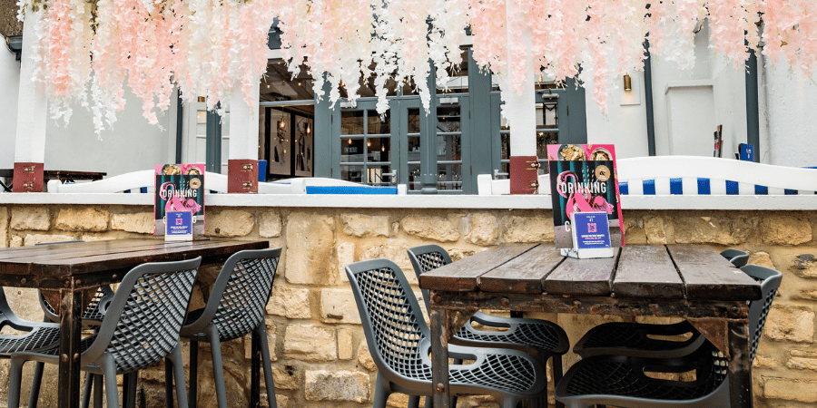 beer garden