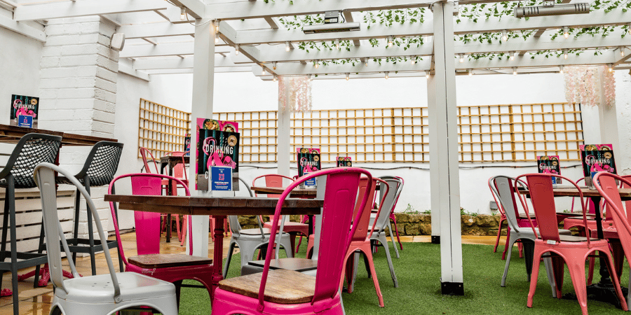 beer garden