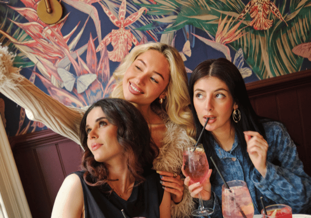 Group of girls taking a selfie