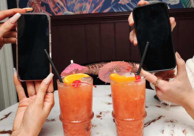 Girl dinner & drinks