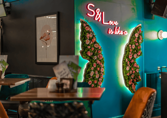 Slug & Lettuce Newcastle Under Lyme Neon Selfie Sign