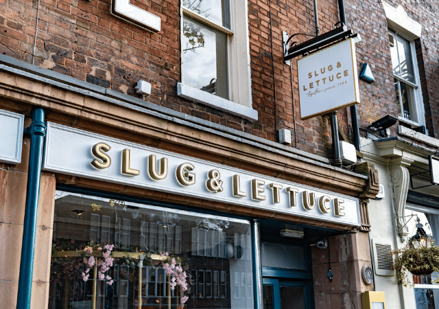 Slug & Lettuce Newcastle Under Lyme Outside View of Venue