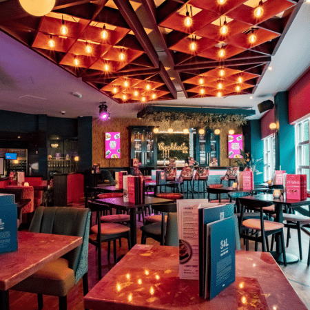 Inside seating at S&L Birmingham