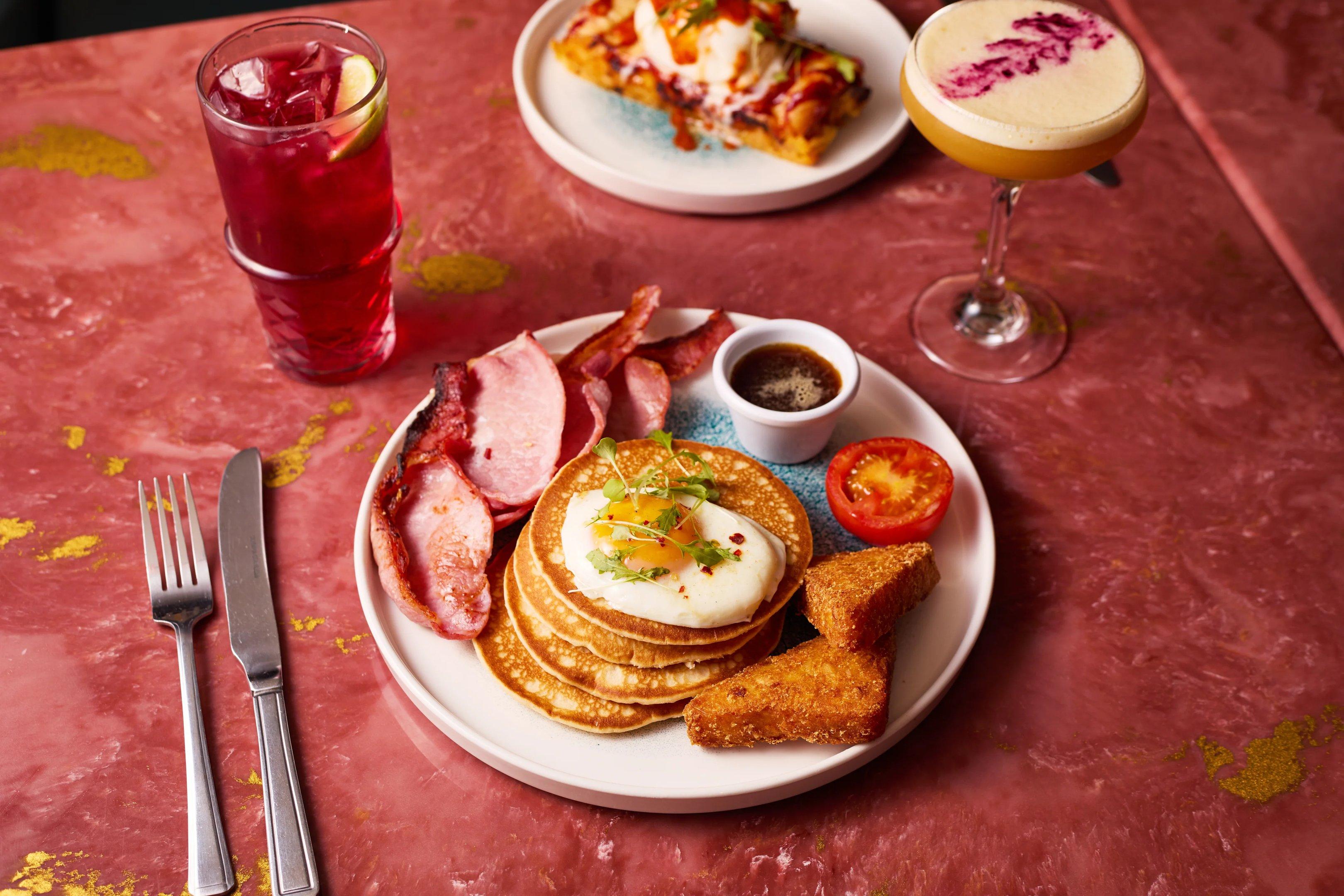 Christmas boozy brunch food