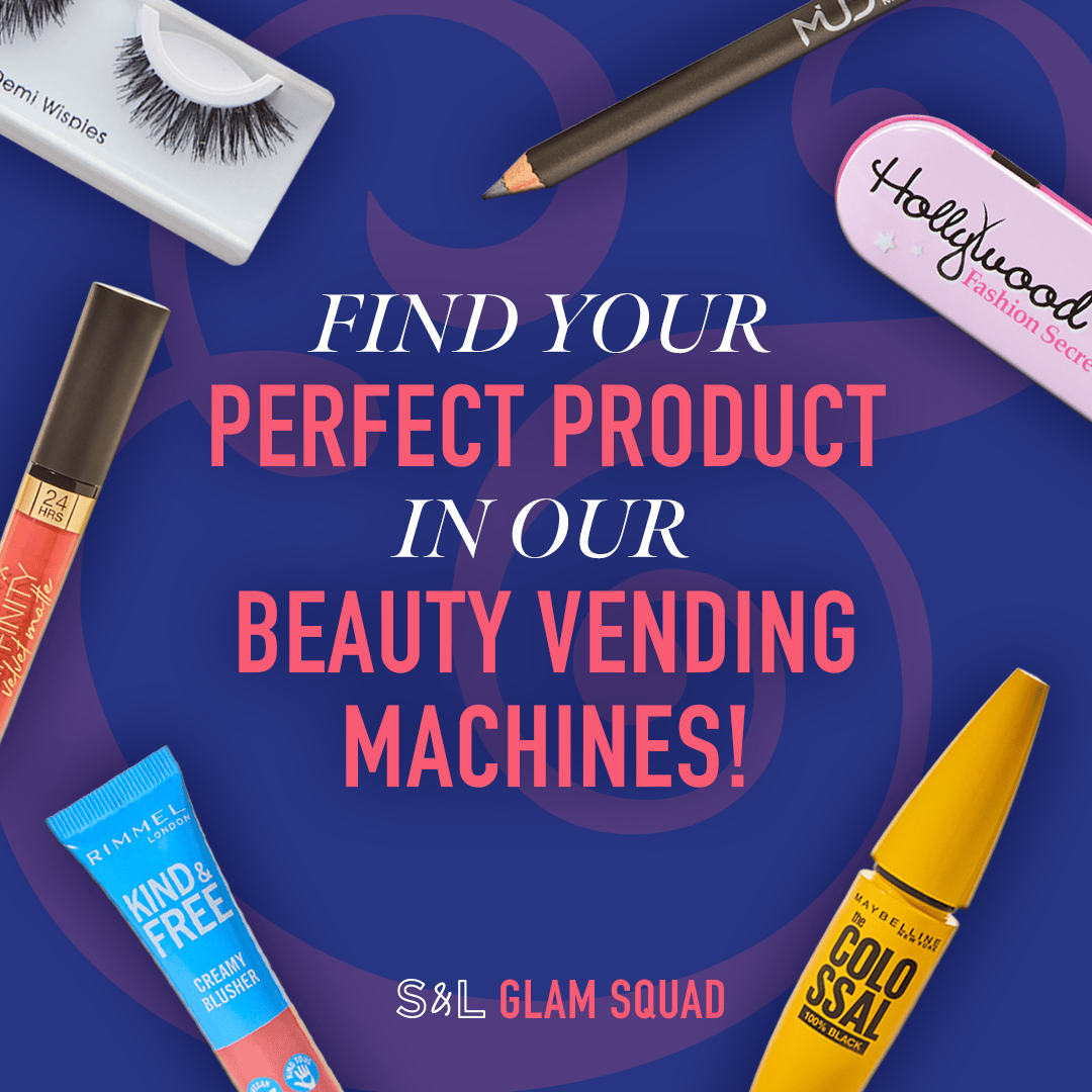 Glam Squad Beauty Vending Machine at Slug & Lettuce