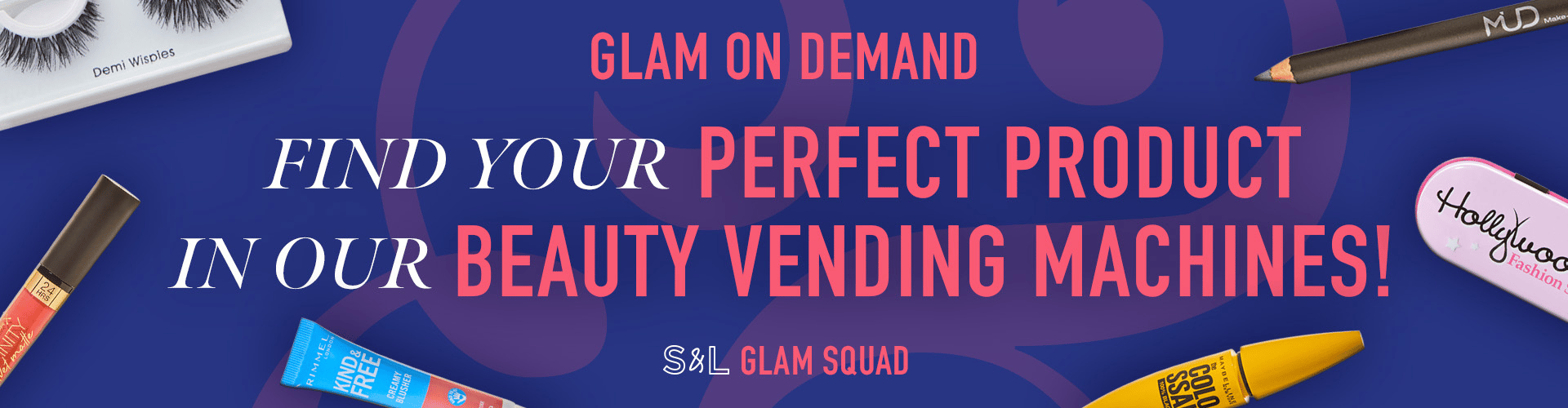 Beauty vending machines at Slug & Lettuce
