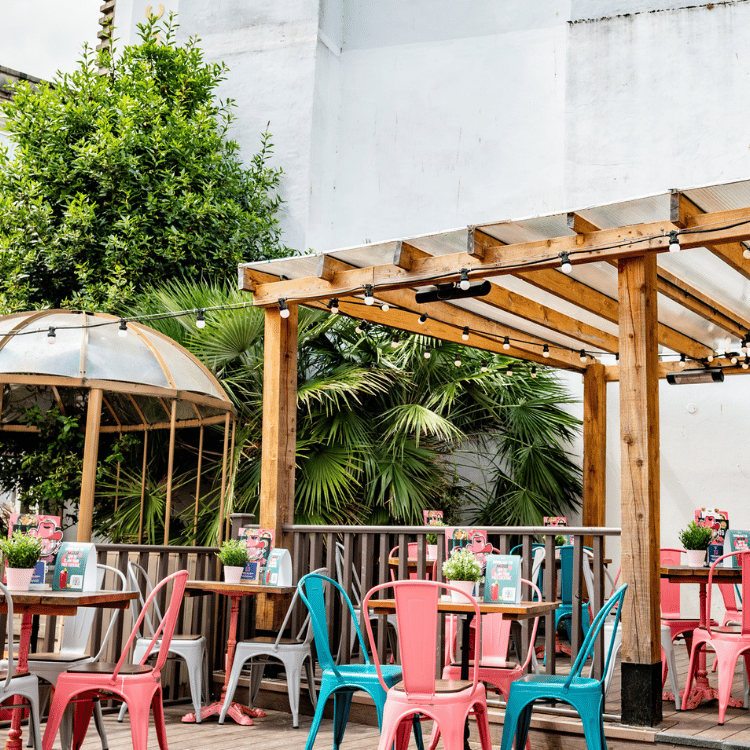 beer garden cover