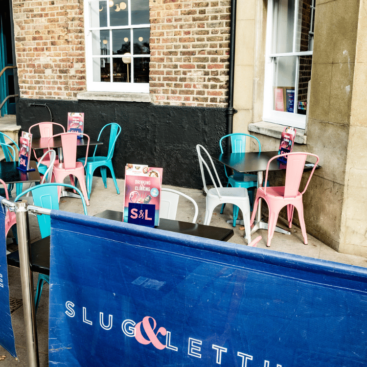 beer garden tables