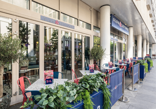 Slug & Lettuce Waterloo London Beer Garden
