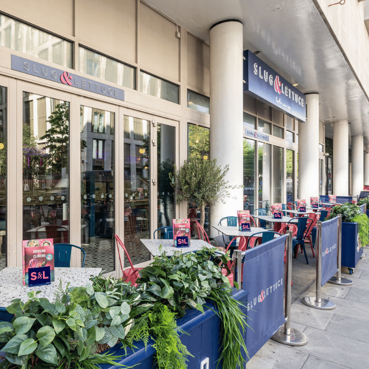 beer garden seating