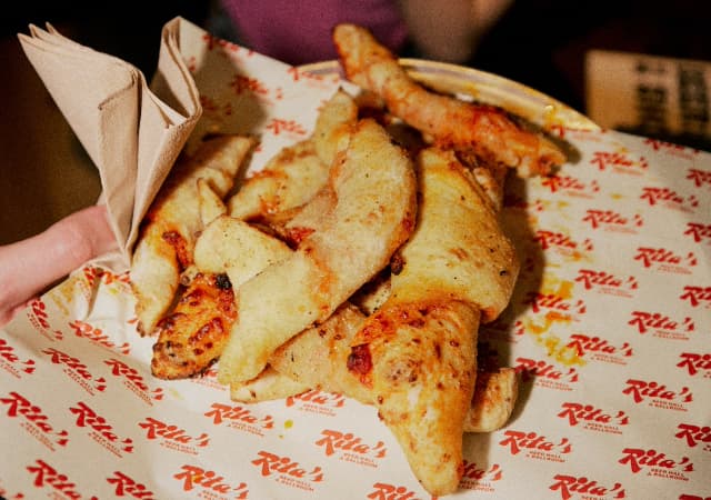 Rita's Stuffed Crust Pizza Dippers