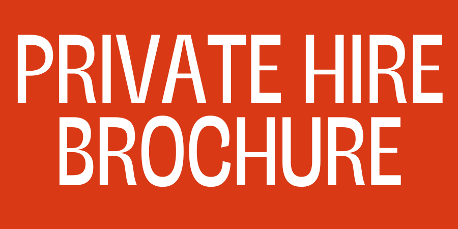Private Hire Brochure for Rita's