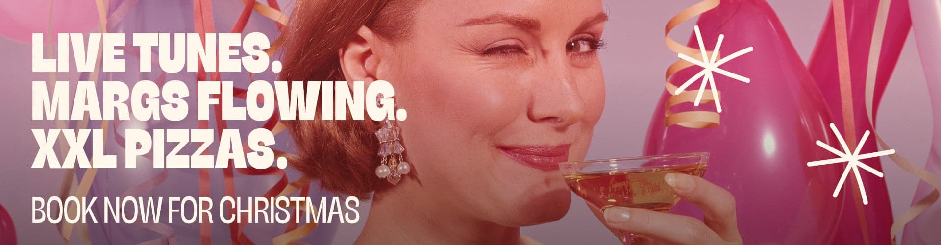Book Now for Christmas at Rita's, Leeds
