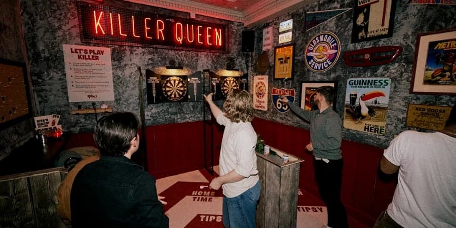 Play darts at Rita's