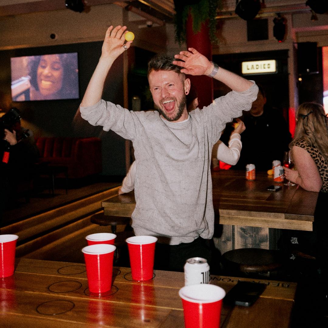 Beer Pong at Rita's