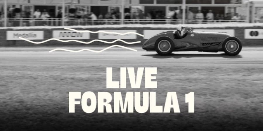 Watch Formula 1 live at Rita's
