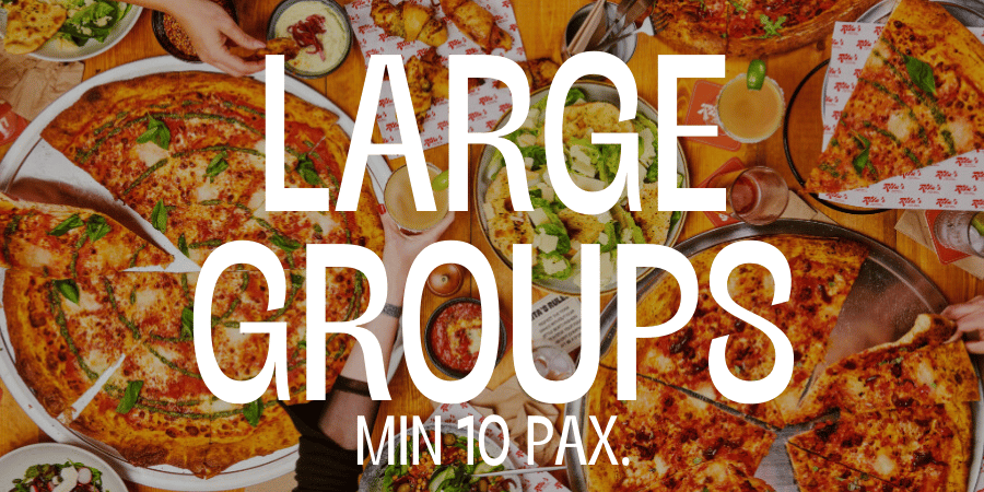 Rita's Large Group Pre-booked Packages