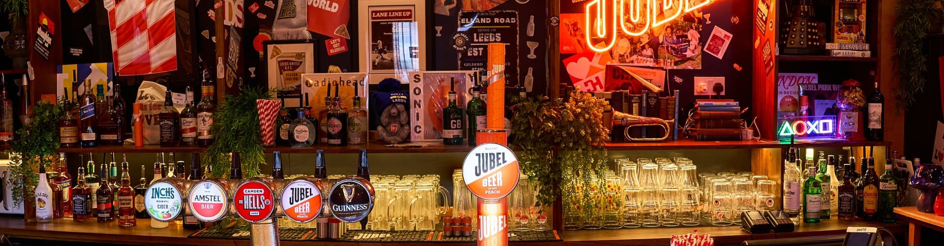 Draught selection at Rita's, Leeds