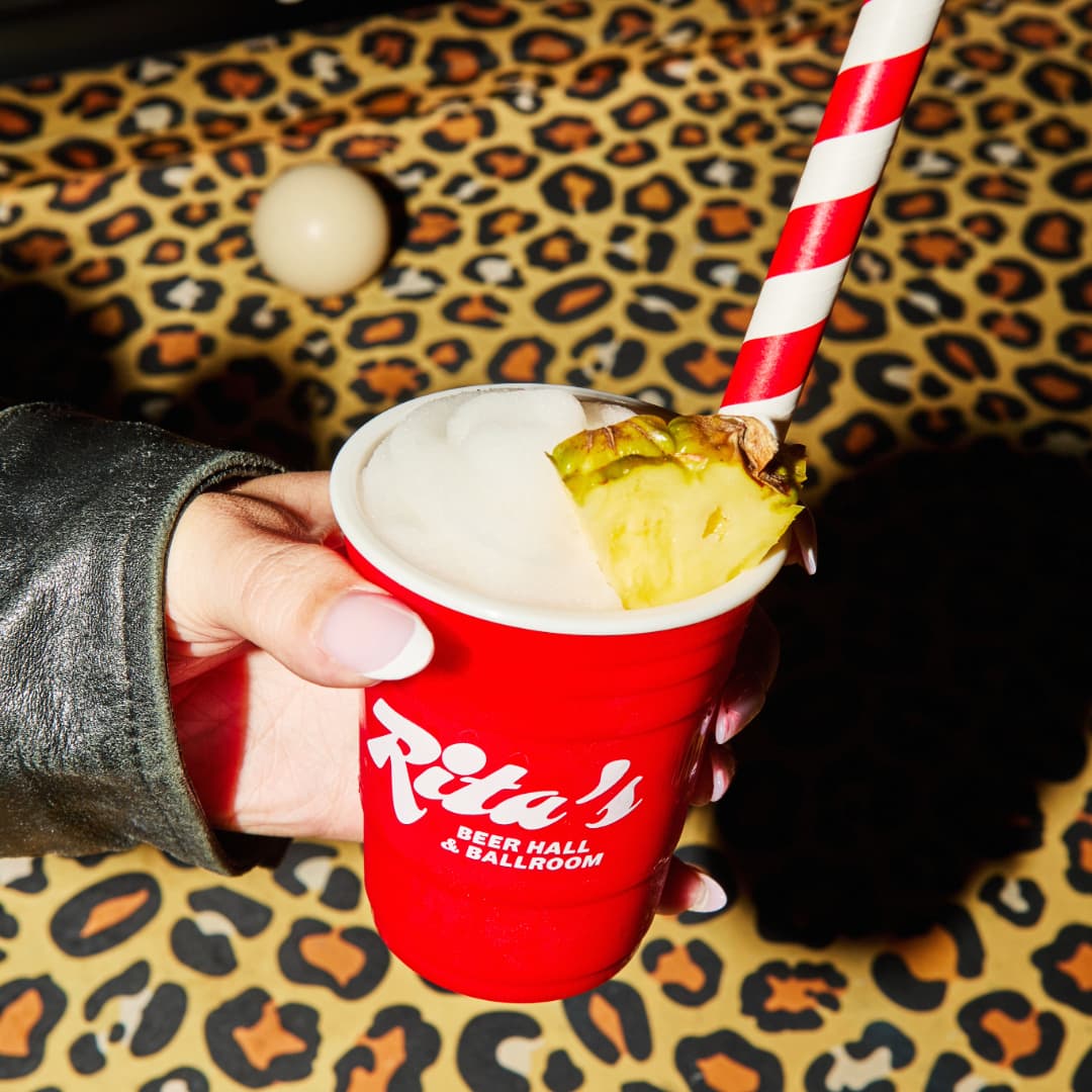 Limited Edition Tequila Colada Slush at Rita's