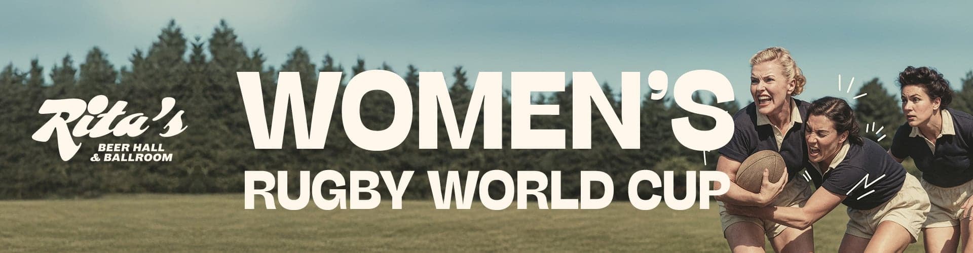 Women's Rugby World Cup live at Rita's, Leeds