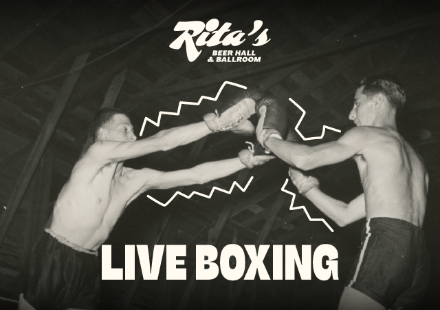 Live Boxing at Rita's