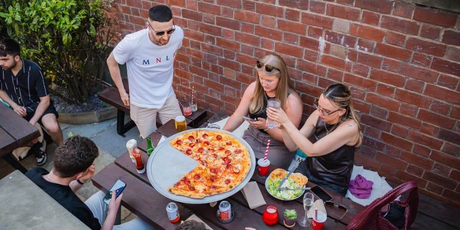 Rita's beer garden