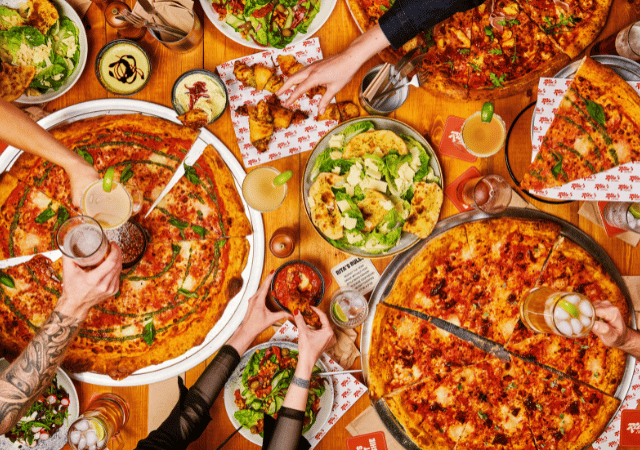 Table of food