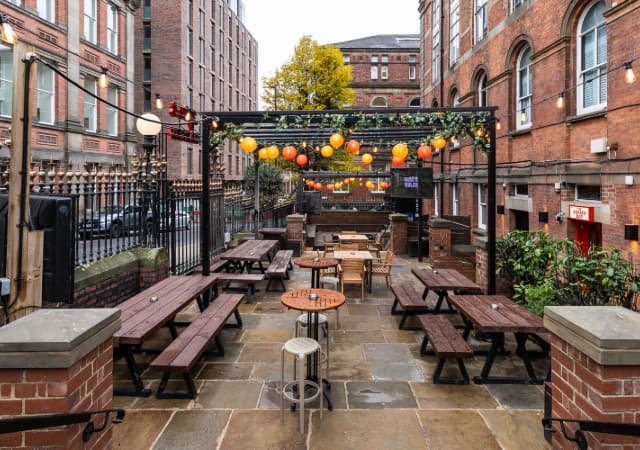 Beer garden