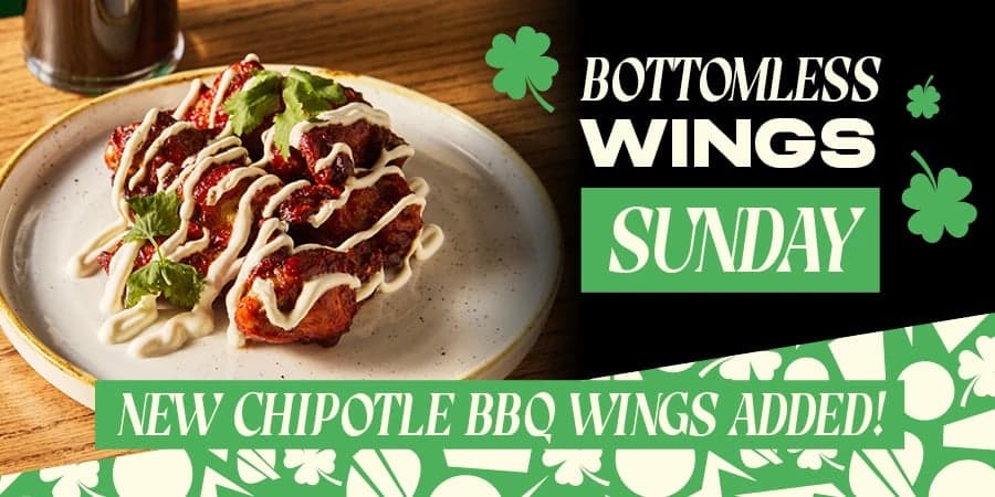 Bottomless Wings at Walkabout