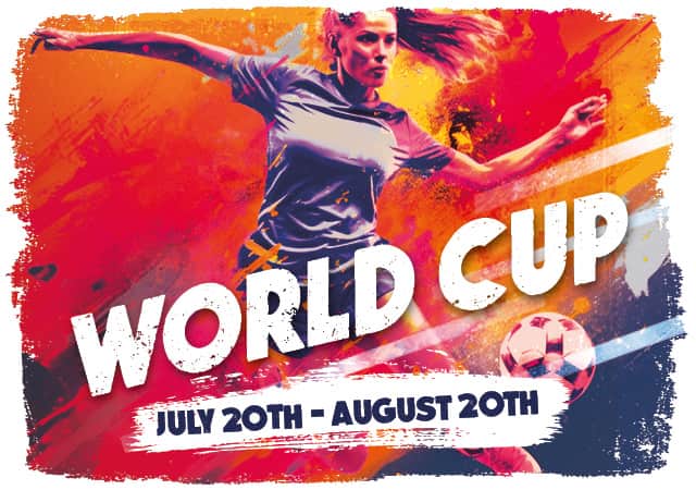 Watch the Women's World Cup at Walkabout - July 20th - August 20th