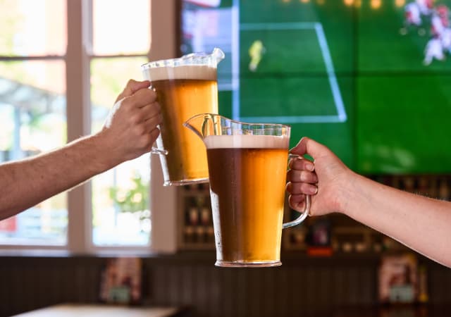 Two pint pitchers