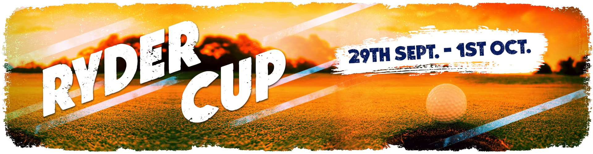 Book now to watch the Ryder Cup live