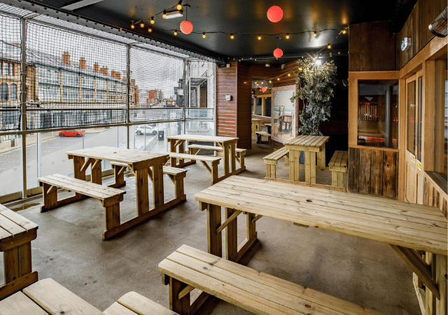 photo of beer garden at Walkabout