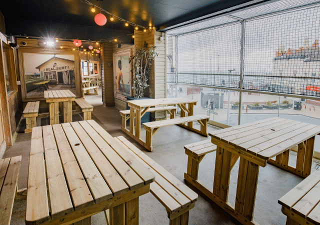 photo of beer garden at Walkabout