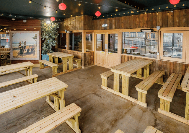 photo of beer garden at Walkabout