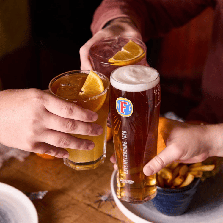 Beers on tap