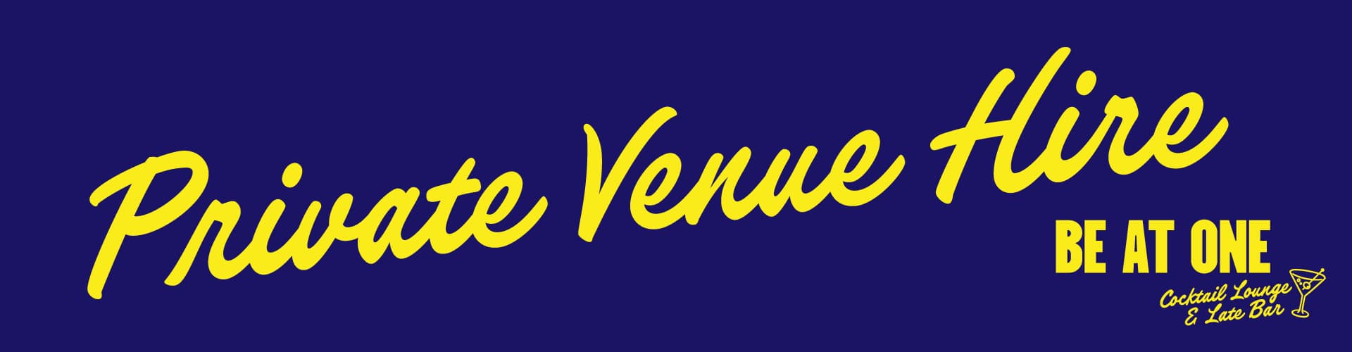 Private Venue Hire in your local area