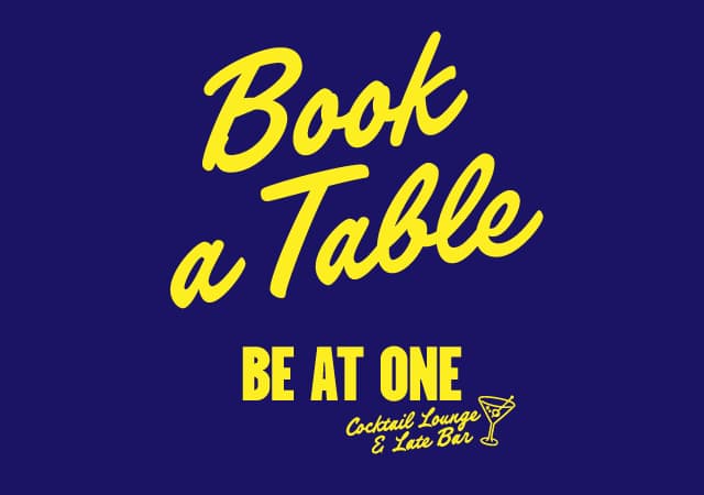 Book a table at Be At One