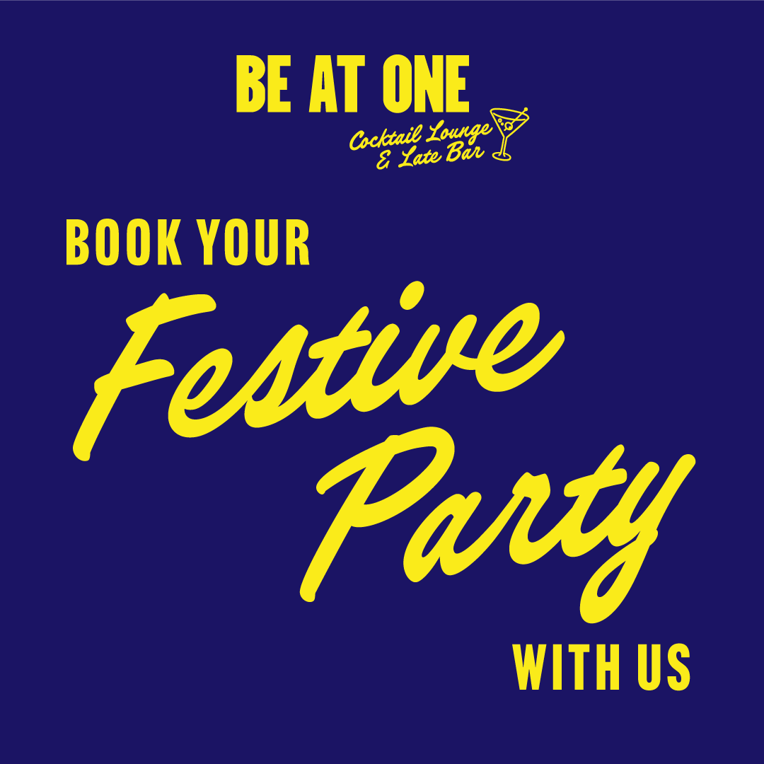Book your festive party at Be At One