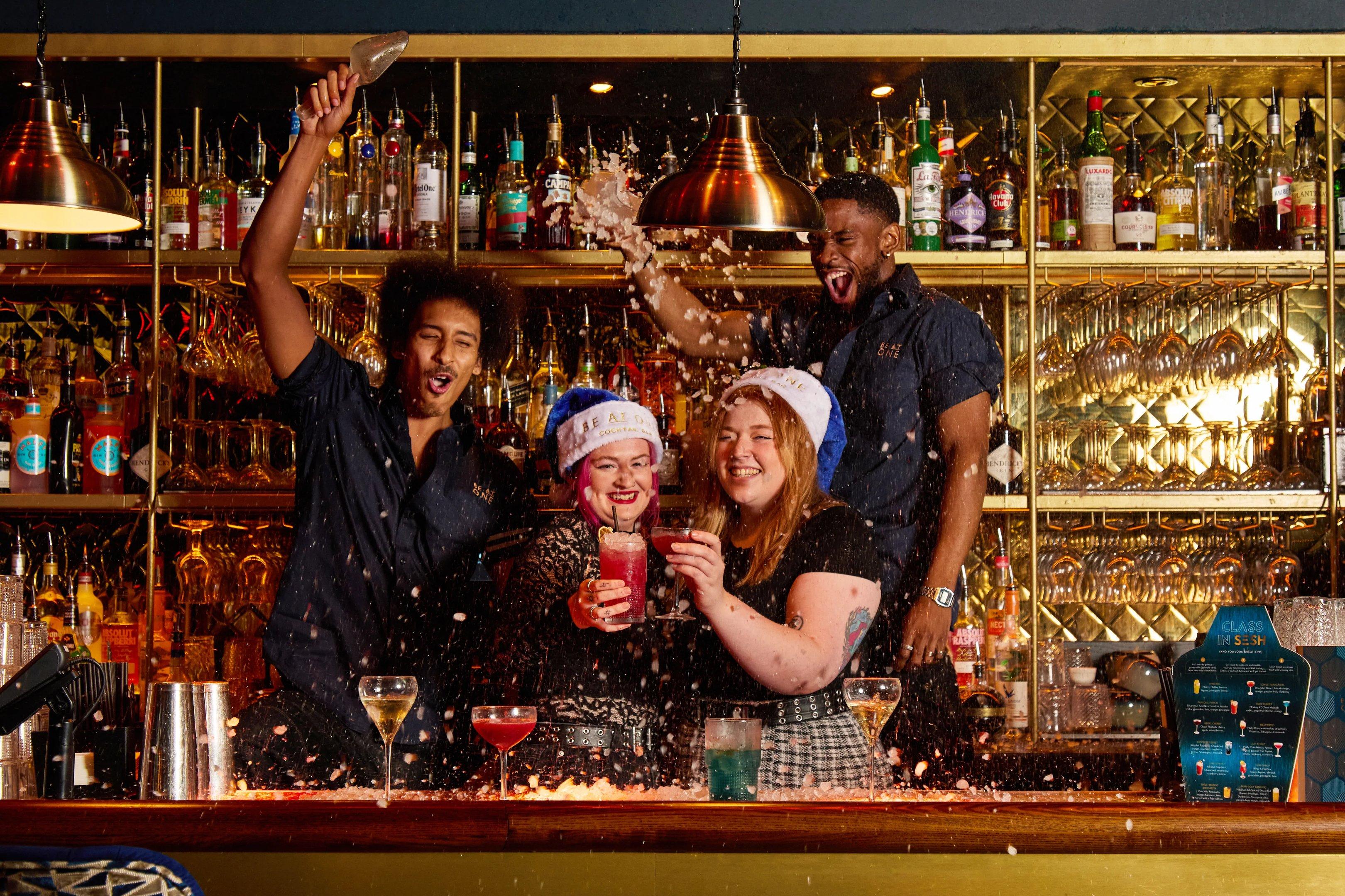 Cocktails and Mixologists at Be At One