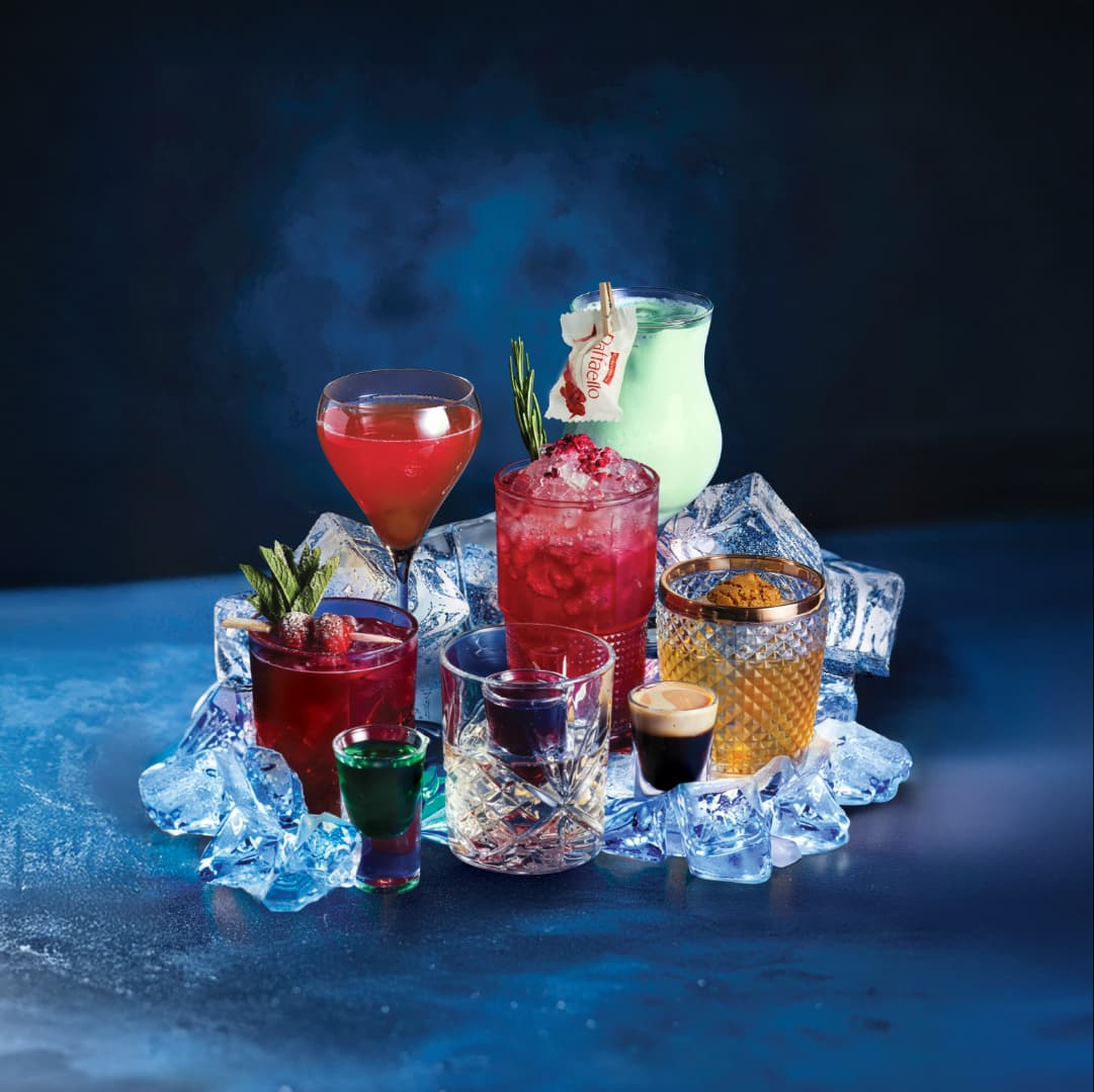 Christmas cocktails and shots at Be At One