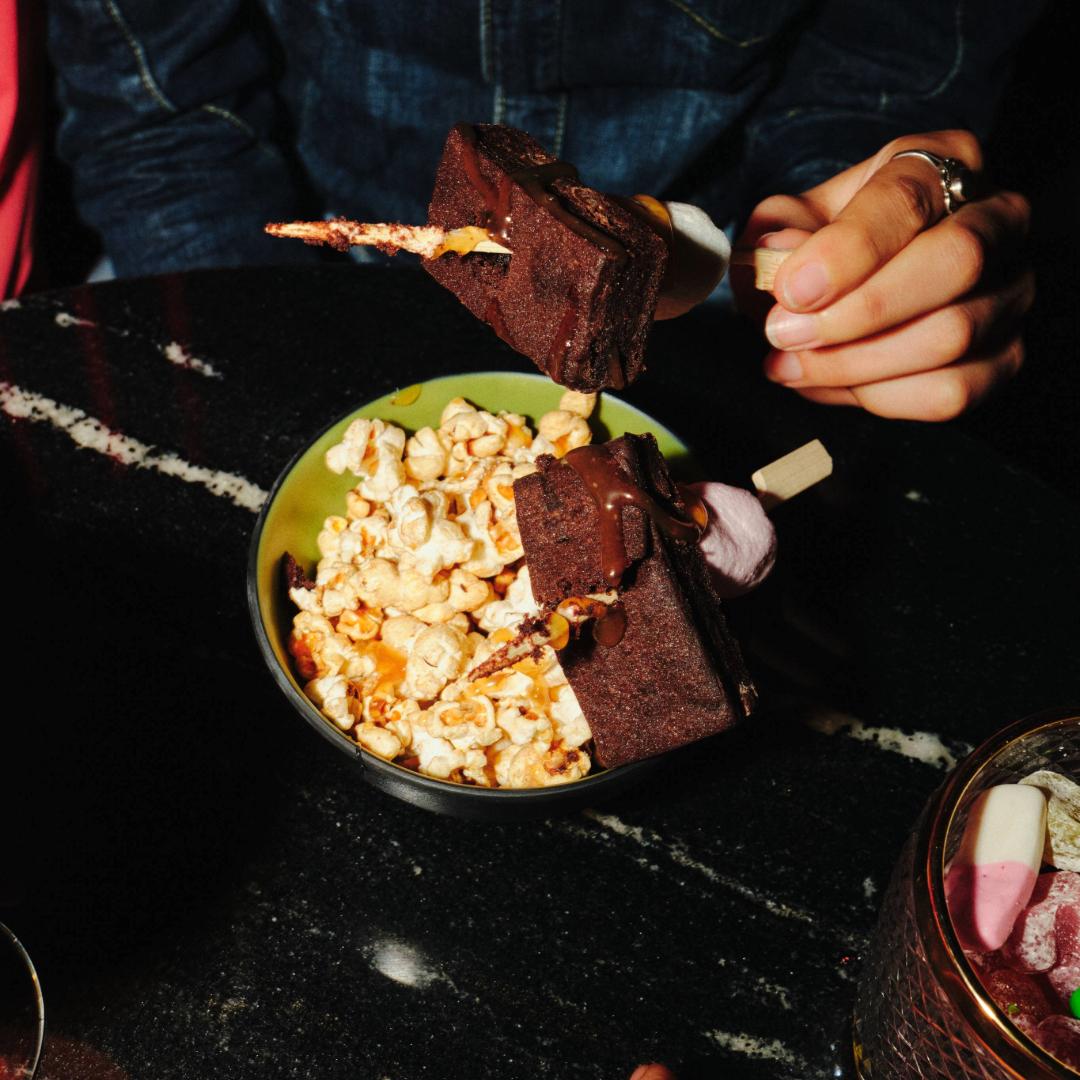Double Chocolate Brownie & Marshmallows at Be At One
