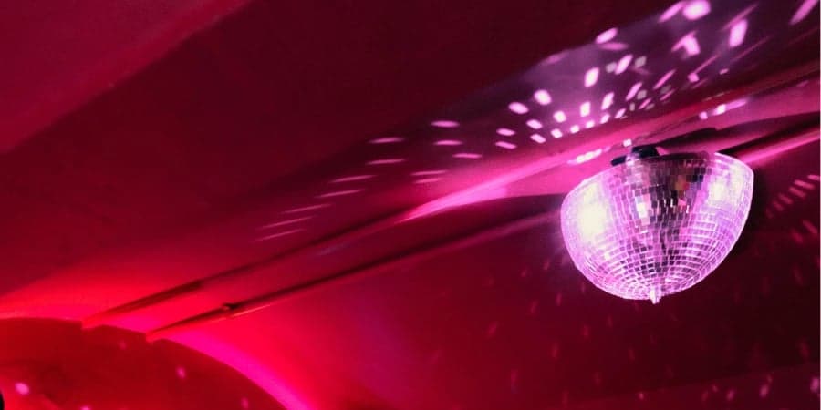 Disco bathroom at Be At One