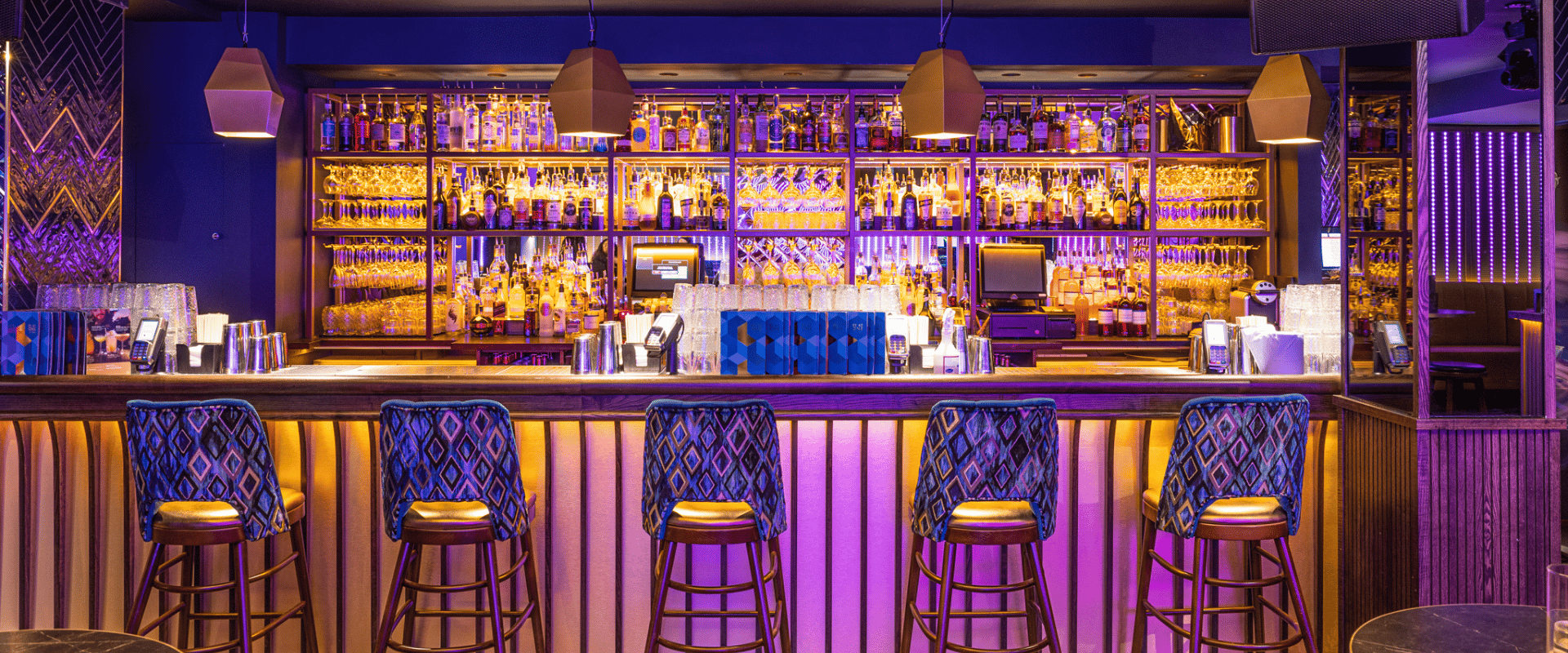 Bar at Be At One Greek Street Leeds