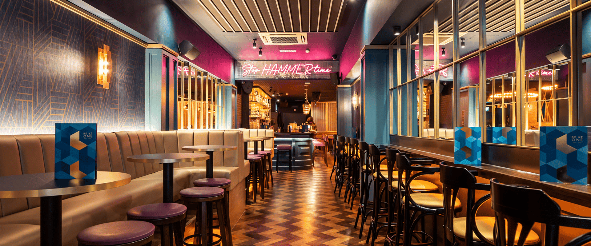 Indoor area of Be At One Hammersmith