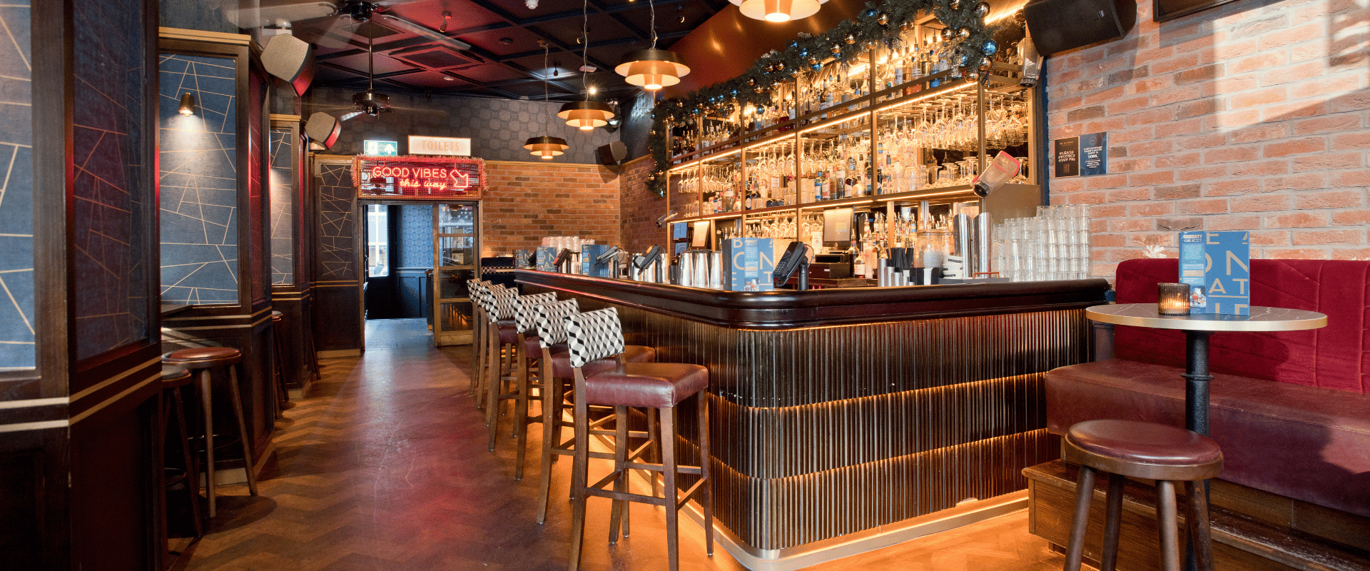 Bar at Be At One Leeds Boar Lane