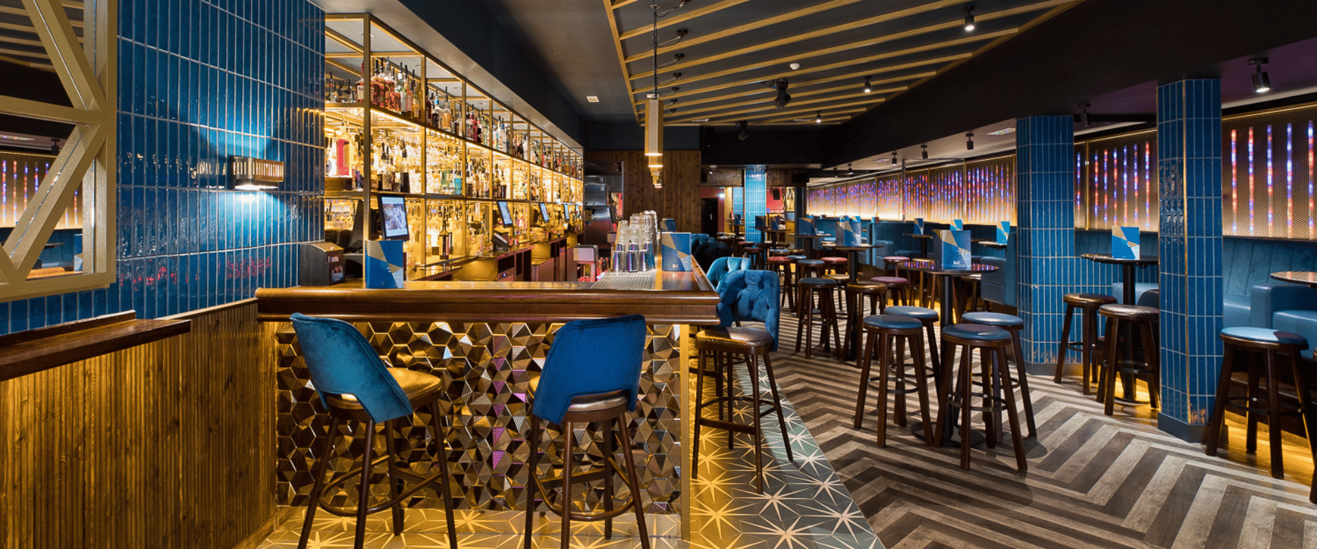 Indoor area of Be At One Manchester