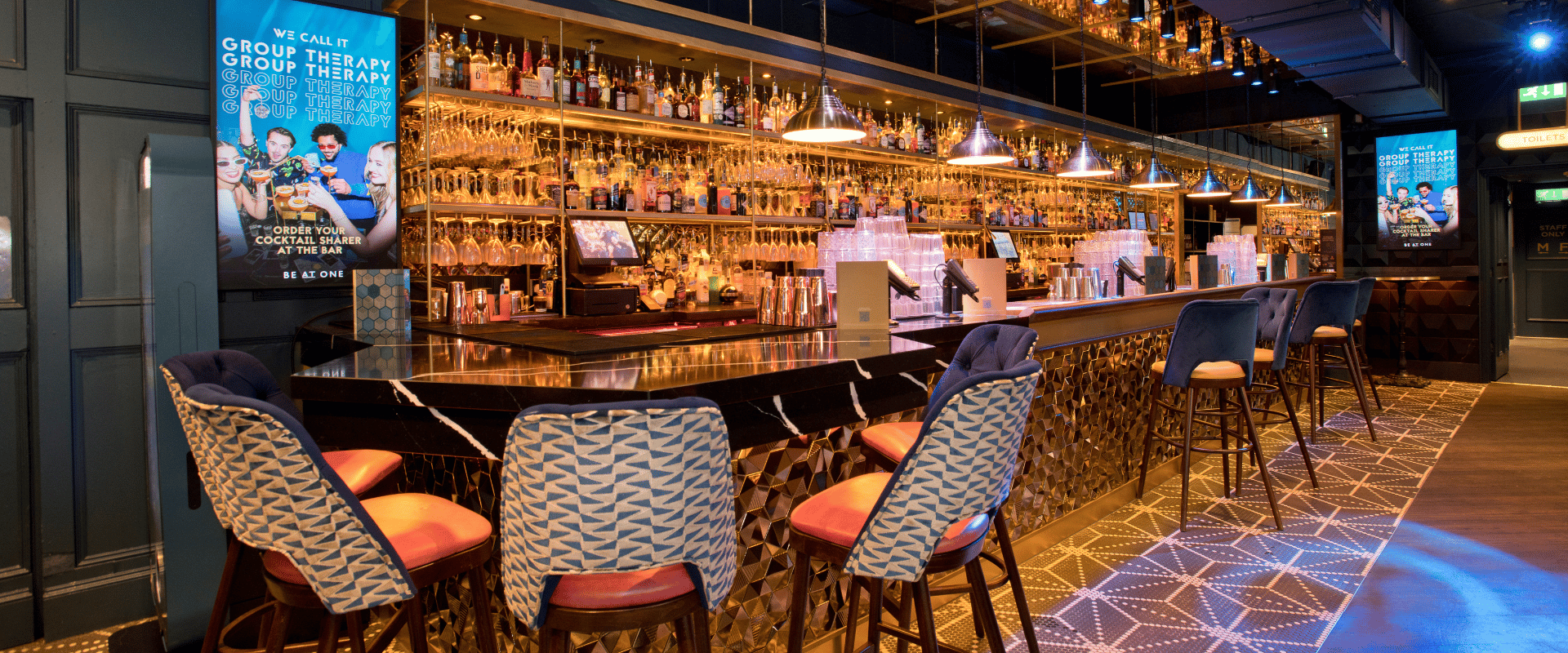 Bar at Be At One Nottingham